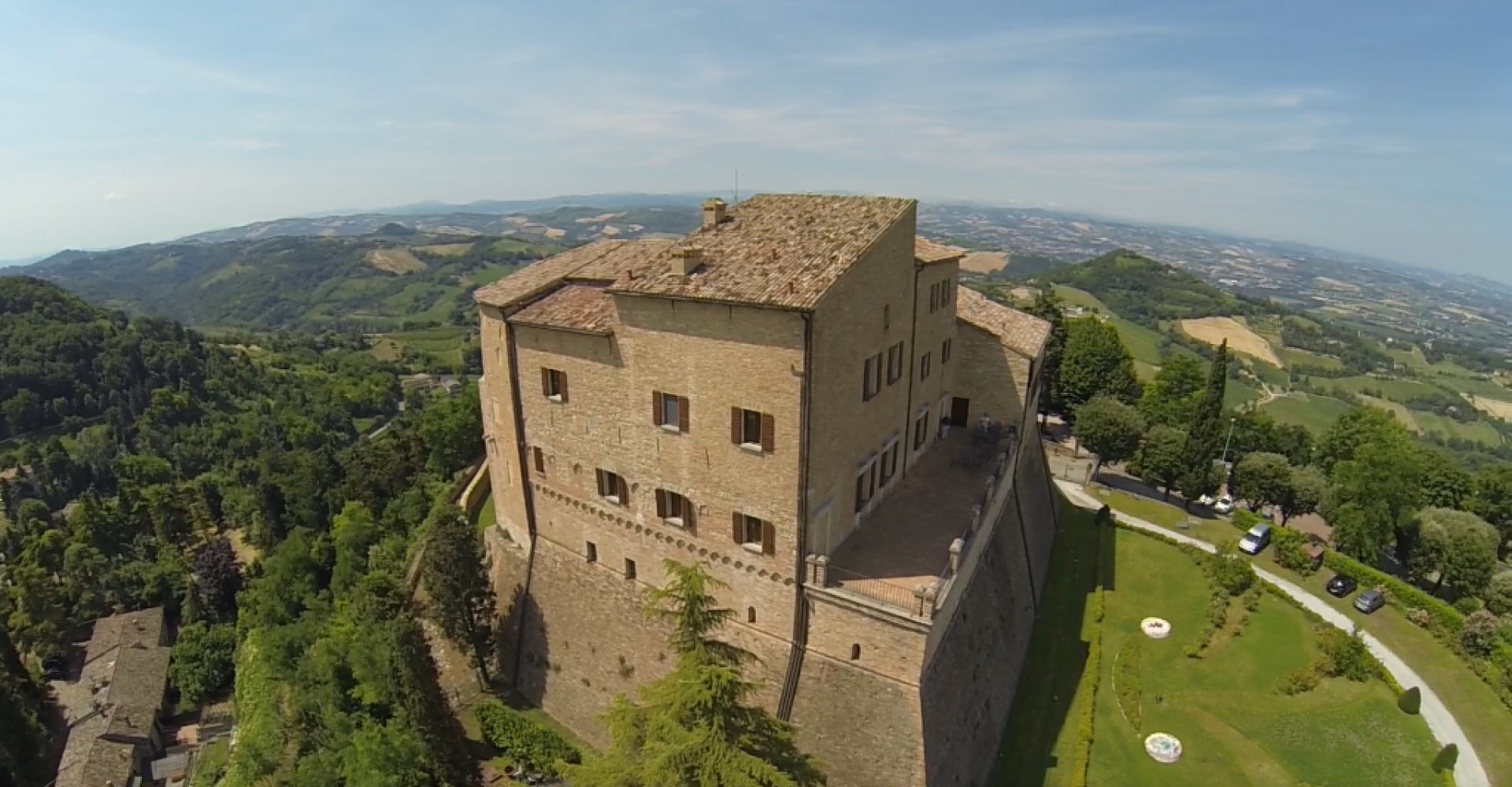 Esc - Bertinoro - Rocca - drone